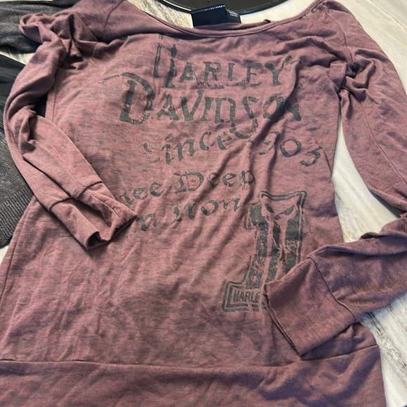 2 women’s sexy Harley Davidson shorts sz L ladies gnome & sign lot Super Price🔥 - Picture 2 of 9